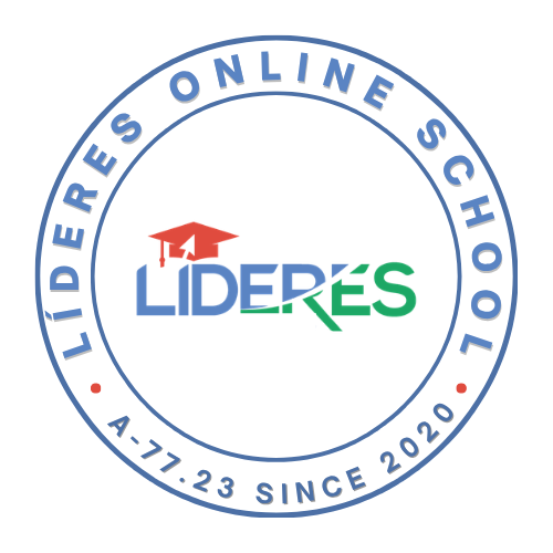 Sello institucional de LÍDERES ONLINE SCHOOL